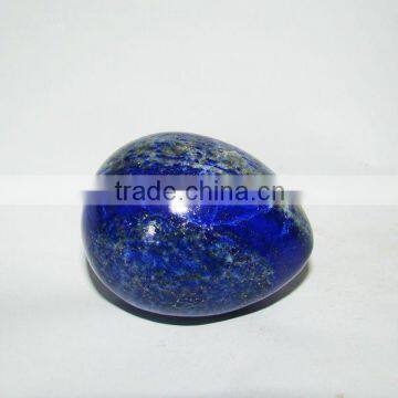 clear blue gemstone natural lapis lazuli egg for sale