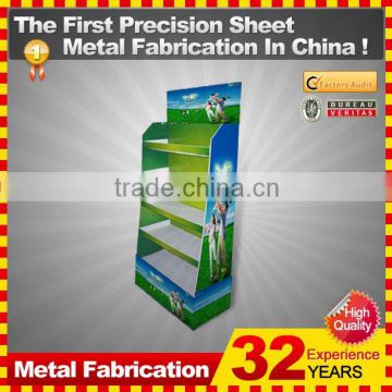 Kindle 2014 Professional Customized supermarket metal display shelf