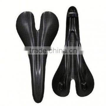 Weight light new product 2014 hot road bicycle or mountain bike carbon fiber saddle endurance saddles