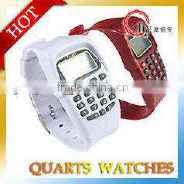 Cheap promotion watch with electronic calculator plastic watch multi color promotion watch