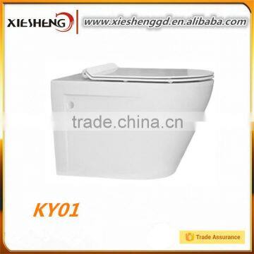 Chaozhou Bathroom Ware Items Wall Hung Toilet Bathroom Sanitary Set