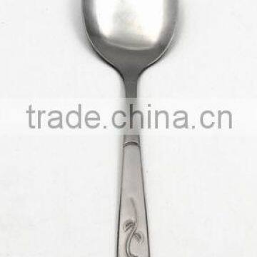 China promotional stainless steel dinner spoon cutlery