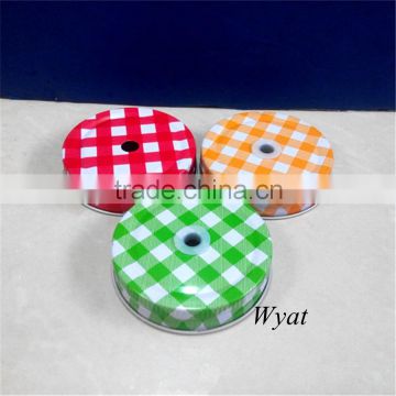 cheap 70mm metal lids for glass canning jars metal lids with hole                        
                                                Quality Choice