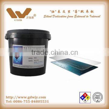 UV hydrofluoric acid resistant ink for OGS glass, glass etching protection