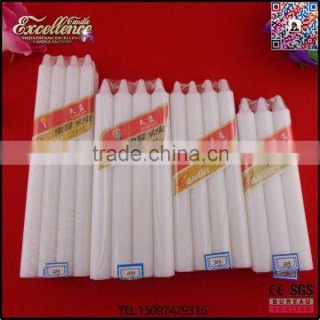 popular paraffin white flute candle in African market wholesale