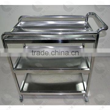 China Manufacture Dental Clinical Laboratory Mobile Table Cart photo-2