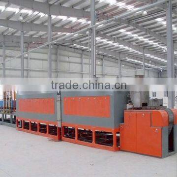 Continuous mesh belt electric heat treatment furnace for bolts and nuts