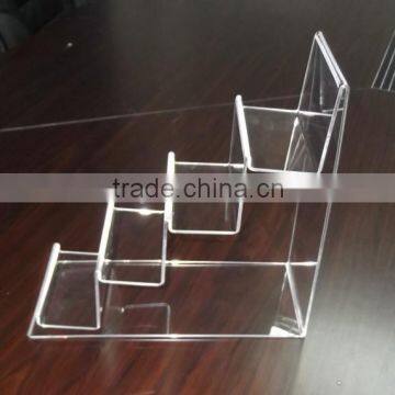 Shopping mall men's handbag display racks