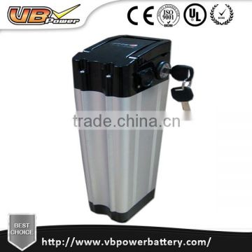 LiFepo4 Battery 10Ah 48V e bike battery pack Shallow shell with BMS and PCM