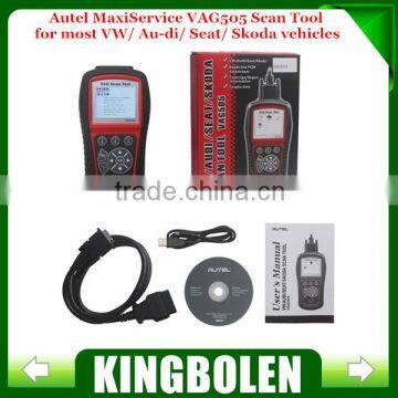 2014 Original OBDII Code Reader Autel MaxiService VAG505 Troubleshooter Codes Scan Tool Free Updates By Internet