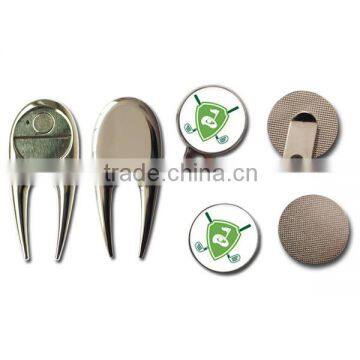 Die casting divot tool with soft enamel ball marker in wholesale