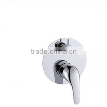 High Quality Round Brass Shower Mixer With Divertor