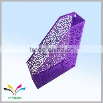 Purple colorful metal mesh colorful bubble metal document holder in china