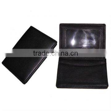 Multiple Embossed leather credit card holder wallet