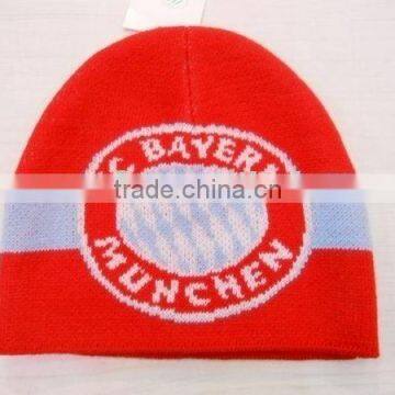 fashion acrylic jacquard knitted hat