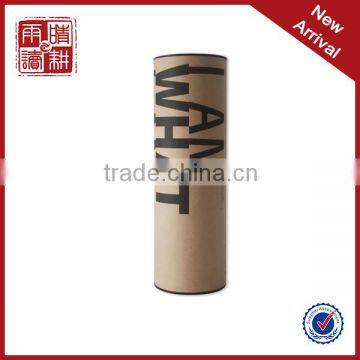 Kraft Paper Custom Cylinder Paper T-shirt Packaging Box