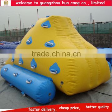 2016 new water park inflatable climbing, inflatable floating climbing, inflatable climing iceberg