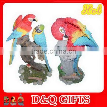 African animal parrot figurine