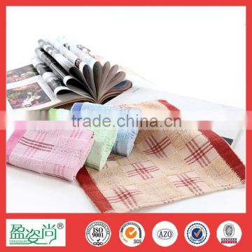 Custom high quality terry and reactive printed 100 cotton small face towel