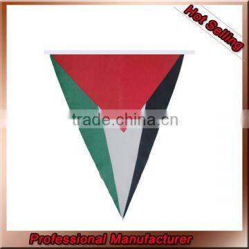 20*30cm Palestine flag,triangular flag,red black white green string flag