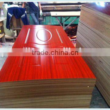 Red walnut ,antic dark colo HDF melamine door skin