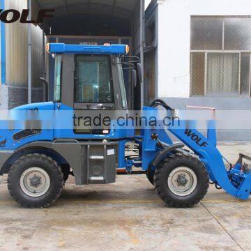 Alibaba hot sale WOLF WL120/ZL12 small wheel loader,small dumper with cheap price