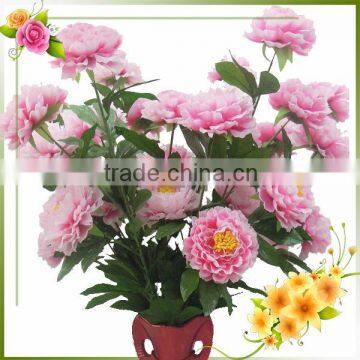 mini white silk peony flowers wholesale