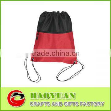 nylon drawstring sport bag made in china