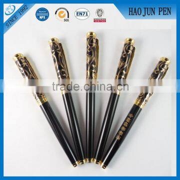 2016 High End Relievo Metal Roller Pens ,Wholesale Metal Ballpoint Pens With Logo