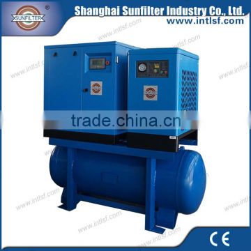 15kw/20hp 2.25m3/min 79cfm energy saving combined screw air compressor