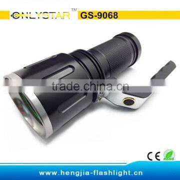 GS-9068 aluminum new product XPE R3 240lm logo projection flashlight