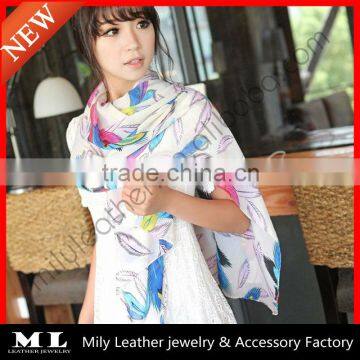 Fashion digital print chiffon scarf trading inc