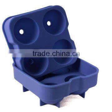 Silicone Ice Ball Mold - 4 Ice Balls - Perfect for Whiskey photo-2