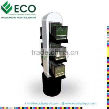 Unique Shape 2 Sides Cardboard Book Display Stand Wholesale