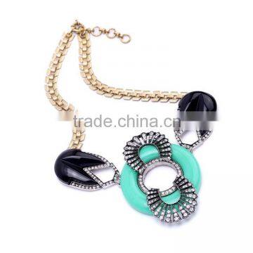 Cute round turquoise necklace high quality fashion necklace