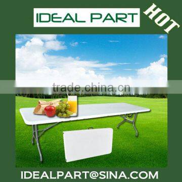 Cheap plastic folding table (White 6ft blow mould, HDPE, outdoor,banquet,camping)