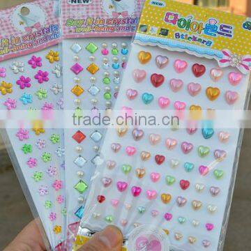 High Quality DIY Product Custom Crystal Sticker,interesting Product Crystal Sticker