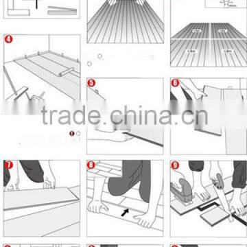 Ac4 HDF Laminate Flooring V-groove 12mm Factory Direct Sale photo-5