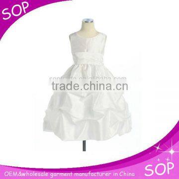 2016 Taffeta Pick Up Communion Dress