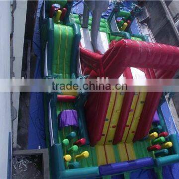 Giant Outdoor Playground Dinosaur Inflatable Obstacle Course for Kid Game photo-5