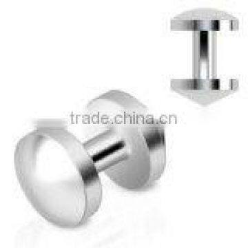 Hot Sale High Polished Barbell Stainless Steel Body Jewelry Skin Diver