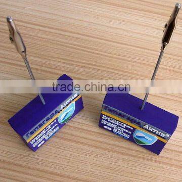 custom made soft PVC cube memo holder