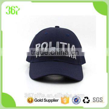 Fashion Style 3D Embroidery Logo Promotional Cotton Baseball Cap for Men