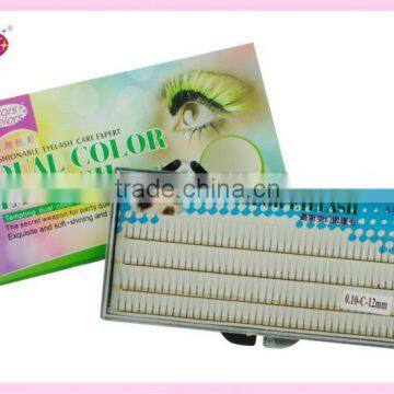 2012 The latest fantasy dual color eyelash extension