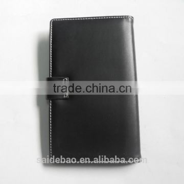 high quality customissed business card holder with metal magic buckle