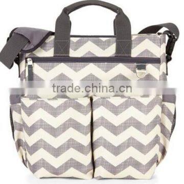 Baby Diaper Bag Double Pouch Nappy Changing Mummy Stroller Tote Bag