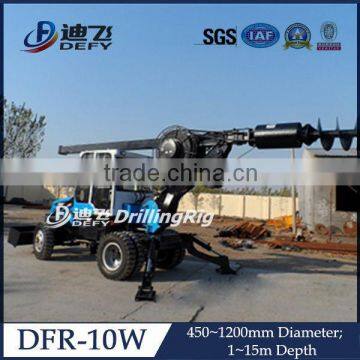 DFR-10W Hydraulic earth piling auger machine