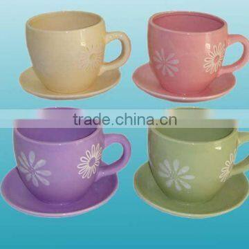 Ceramic Teacup Flower Planters