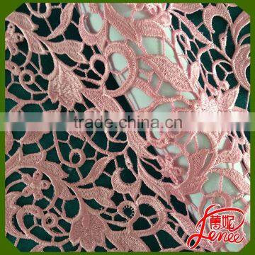 WHOLESALE COLORFUL AND SOFT WATER SOUBLE EMBROIDERY FABRIC