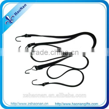 Made in china wholesale Cheap logo custom bungee cord with plastic hook